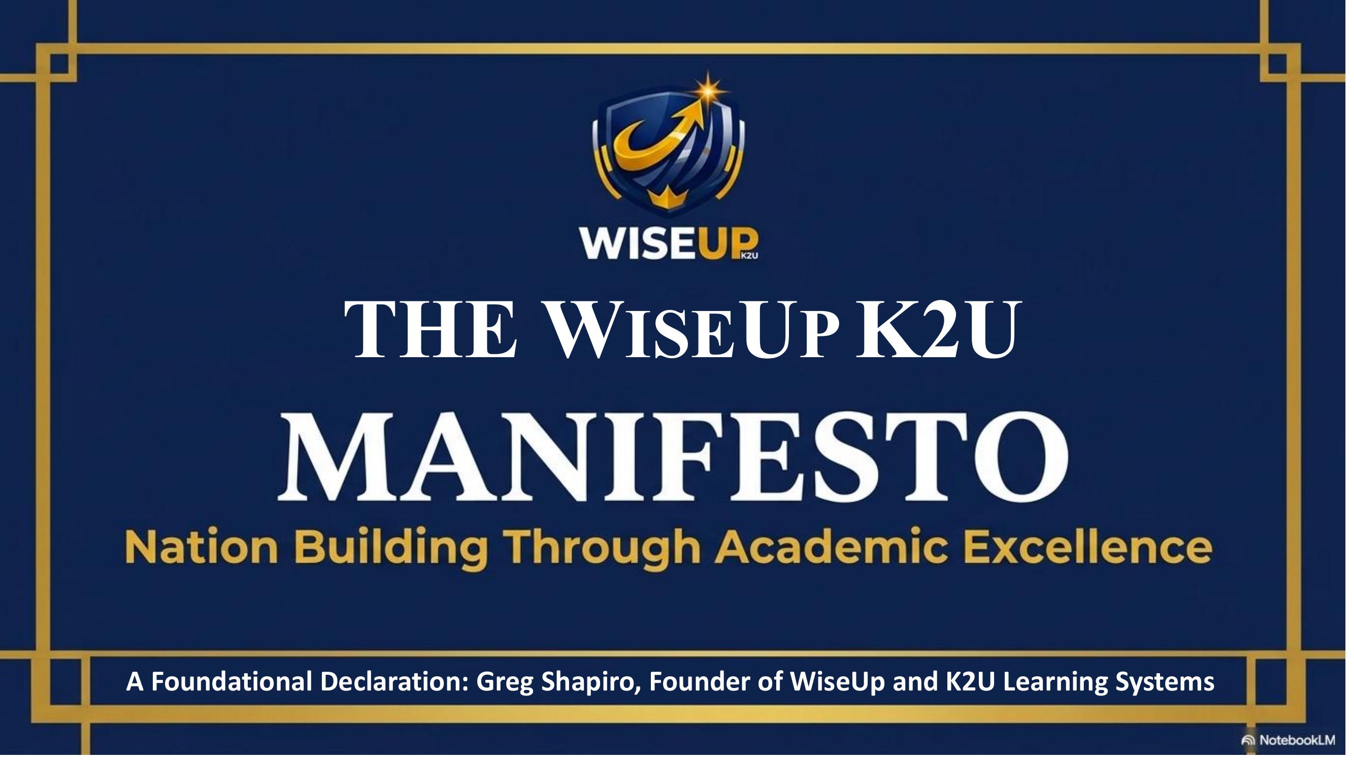 WiseUp Manifesto — Page 1
